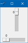 tkinter组件：Scale，用滑动方式输入数值